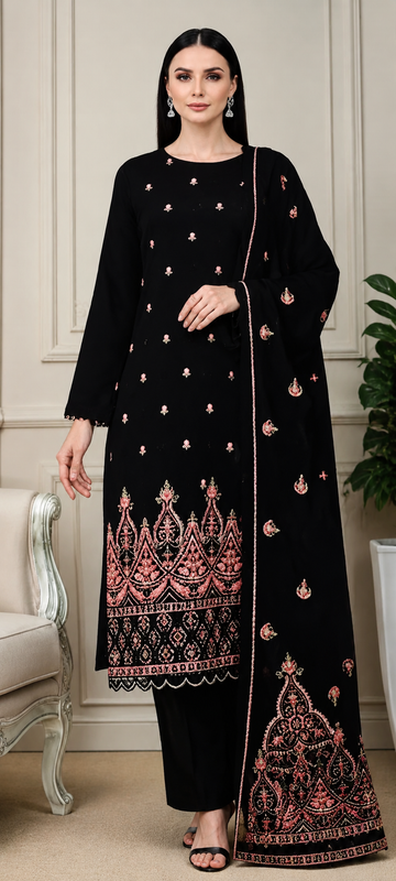 GULPOSH LAWN SUIT (UNSTITCHED)