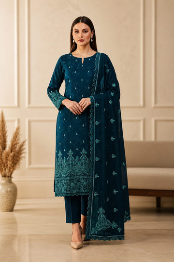 gulposh Fully heavy embroidered (UNSTITCHED)